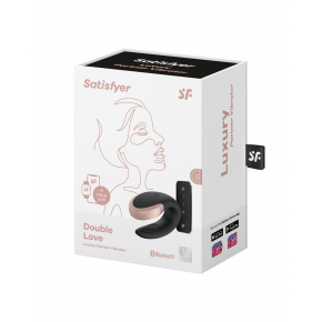 Вибратор для пар Satisfyer Double Love, черный