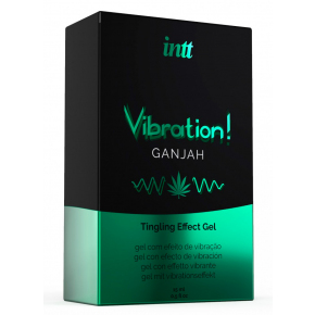 «Жидкий вибратор» со вкусом каннабиса Intt Vibration Ganjah, 15 мл