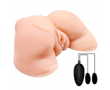 Вибровагина Crazy Bull Julie с 2 рабочими отверстиями