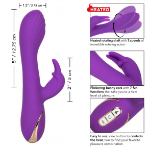 Вибратор-кролик с нагревом Jack Rabbits Signature Heated Silicone Rotating