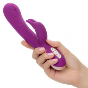 Вибратор-кролик с пульсирующим воздействием Jack Rabbits Signature Silicone Thumping Rabbit