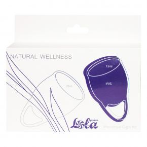 Набор из 2-х менструальных чаш Lola Toys Natural Wellness Iris