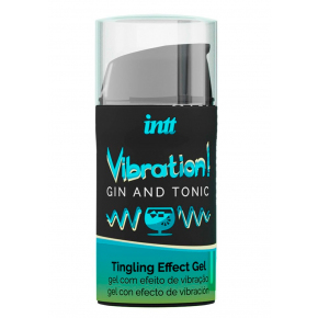 «Жидкий вибратор» со вкусом коктейля джин-тоник Intt Vibration Gin & Tonic, 15 мл