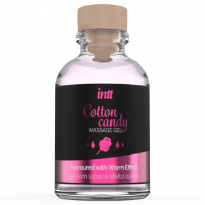 Массажный гель с согревающим эффектом Intt Kissable Gel Cotton Candy, 30 мл