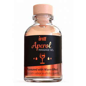 Массажный гель с согревающим эффектом и вкусом «Апероля» Intt Aperol, 30 мл