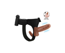 Страпон с вагинальной пробкой и вибрацией Ultra Passionate Harness Plug