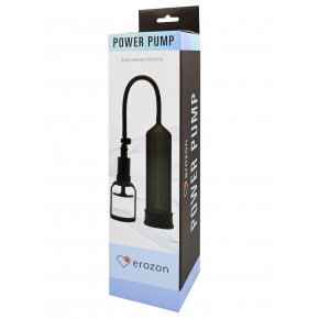 Вакуумная помпа Erozon Penis Pump, черная