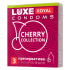 Презервативы с ароматом вишни Luxe Royal Cherry Collection, 3 шт.