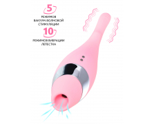 Бесконтактный стимулятор клитора с вибрирующим хвостиком ToyFa Flovetta Dahlia