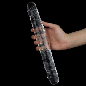 Прозрачный двусторонний фаллоимитатор Lovetoy Flawless Clear Double Dildo