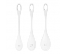Набор из 3 вагинальных шариков Satisfyer Yoni Power 1, белые