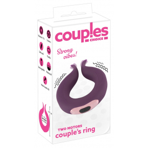 Вибратор для пар в форме кольца Orion Couples Choice Two Motors Couple’s Ring