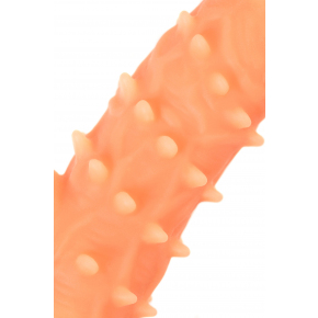 Насадка с шипами и открытой головкой Kokos Nude Sleeve 6, размер M