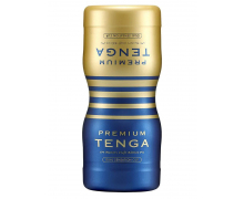 Мастурбатор Tenga Premium Dual Sensation Cup, сине-желтый