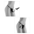 Трусики с вибрацией и анальным стимулятором Pipedream Hookup Panties Remote Bowtie Bikini