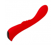 Вибромассажер 6" Silicone G-Spot Fun, красный