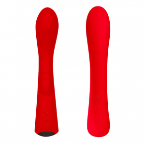 Вибромассажер 6" Silicone G-Spot Fun, красный