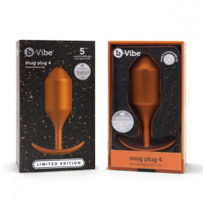 Пробка для ношения b-vibe Snug Plug 4, бронзовая