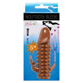 Насадка на пенис со стимулятором клитора Wolftooth Sleeve
