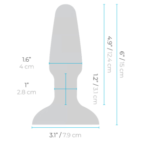 Вибровтулка с имитацией римминга b-Vibe Rimming Plug 2 Anniversary Edition