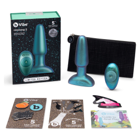 Вибровтулка с имитацией римминга b-Vibe Rimming Plug 2 Anniversary Edition