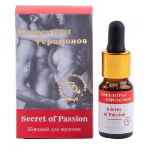 Женский концентрат феромонов для привлечения мужчин БиоМед Secret of Passion, 9 мл
