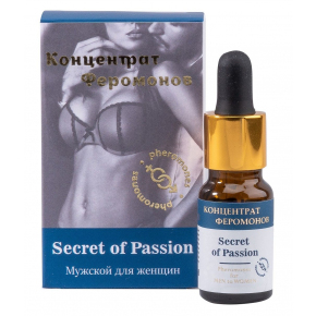 Мужской концентрат феромонов для привлечения женщин БиоМед Secret of Passion, 9 мл