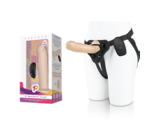 Вибратор-реалистик на трусиках с кольцом 8" Realistic Dildo