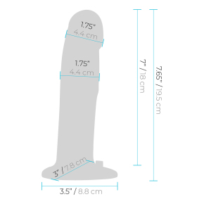 Вибратор-реалистик на трусиках с кольцом 8" Realistic Dildo