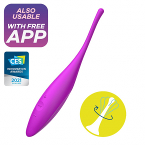 Точечный стимулятор Satisfyer Twirling Joy, ярко-розовый