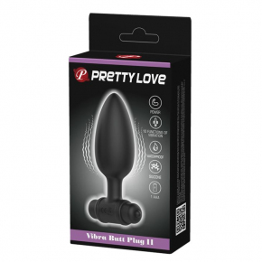 Анальная пробка с вибропулей Pretty Love Vibra Butt Plug II