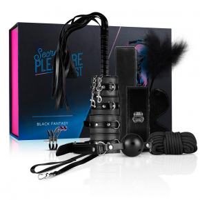 Набор для БДСМ-игр EDC Secret Pleasure Chest Black Fantasy