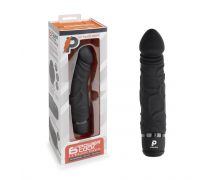 Вибратор-реалистик PowerCocks 6.5" Girthy Realistic Vibrator, черный