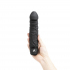 Вибратор-реалистик PowerCocks 6.5" Girthy Realistic Vibrator, черный