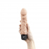 Вибратор-реалистик PowerCocks 6.5" Girthy Realistic Vibrator, телесный