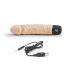 Вибратор-реалистик PowerCocks 6.5" Girthy Realistic Vibrator, телесный