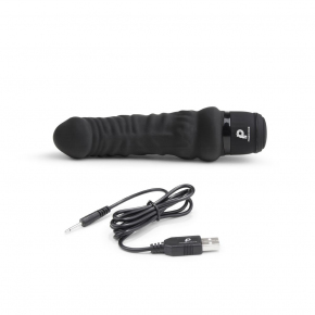 Вибратор-реалистик PowerCocks 6" Realistic Vibrator, черный