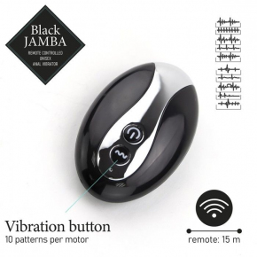 Универсальный анальный массажер FeelzToys Black Jamba Anal Vibrator