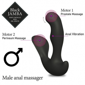 Универсальный анальный массажер FeelzToys Black Jamba Anal Vibrator