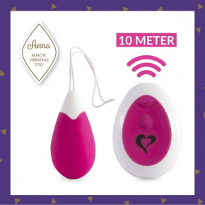 Виброяйцо на радиоуправлении FeelzToys Anna Vibrating Egg Remote, розовое