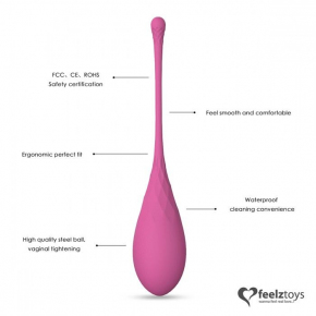 Набор из 6 розовых вагинальных шариков FeelzToys FemmeFit Pelvic Muscle Training Set