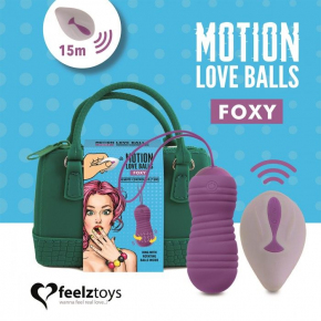 Вагинальные шарики с вращением бусин FeelzToys Remote Controlled Motion Love Balls Foxy