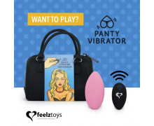 Вибромассажер в трусики с пультом ДУ FeelzToys Panty Vibe Remote Controlled Vibrator