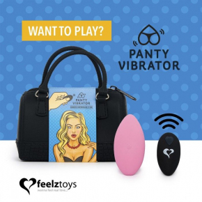 Вибромассажер в трусики с пультом ДУ FeelzToys Panty Vibe Remote Controlled Vibrator