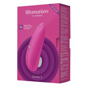 Клиторальный стимулятор Womanizer Starlet 3, розовый