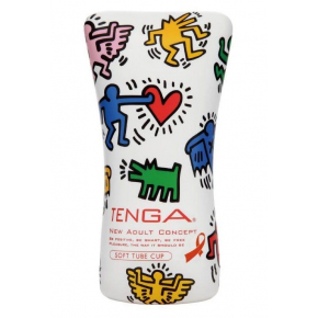 Мастурбатор-туба Tenga Keith Haring Collaboration Soft Tube Cup