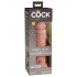 Фаллоимитатор Pipedream King Cock Elite 8" Silicone Dual Density Cock, телесный