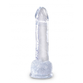 Фаллоимитатор Pipedream King Cock Clear 7" Cock with Balls