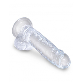 Фаллоимитатор Pipedream King Cock Clear 7" Cock with Balls