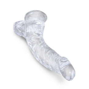 Фаллоимитатор Pipedream King Cock Clear 7.5" Cock with Balls